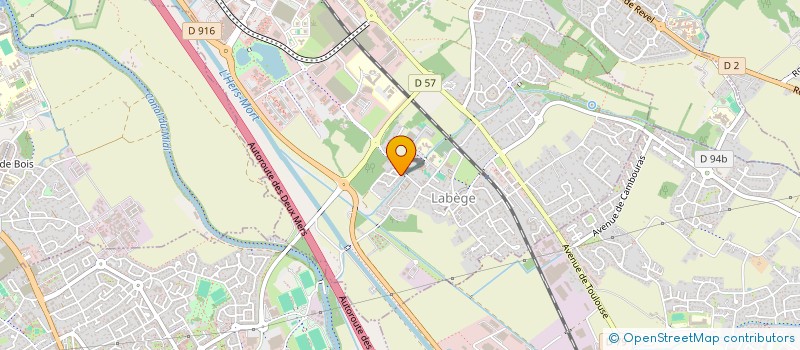 localisation de l'entreprise MADAME FLAMINE HANNOYER  LABEGE