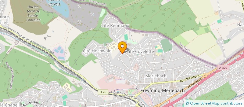 localisation de l'entreprise MADAME FLAUSSE BRUNETTO  FREYMING-MERLEBACH