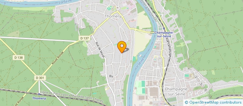 localisation de l'entreprise MADAME FLAVIA ABBONDANZA  THOMERY