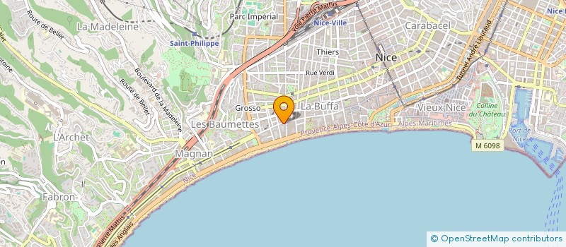 localisation de l'entreprise MADAME FLAVIA BIONDI à NICE