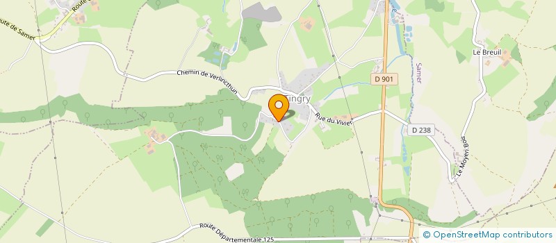 localisation de l'entreprise MADAME FLAVIA COCHET  TINGRY