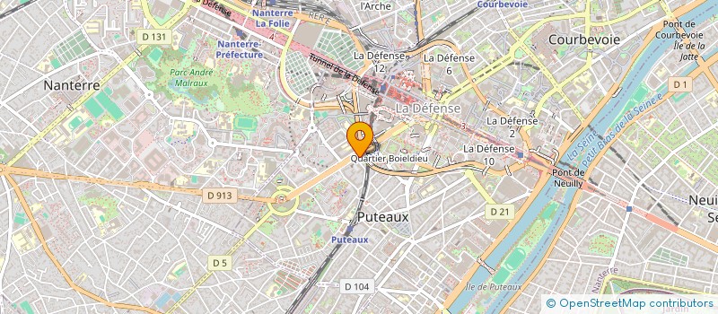 localisation de l'entreprise MADAME FLAVIA DA CONCEICAO COSTA VASCONCELOS  PUTEAUX