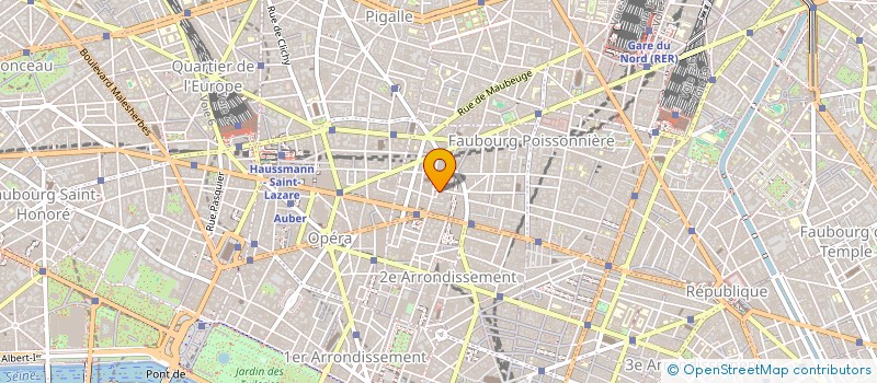 localisation de l'entreprise MADAME FLAVIA DE FARIA  PARIS