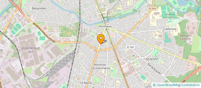 localisation de l'entreprise MADAME FLAVIA DJEZAIRI à LE MANS