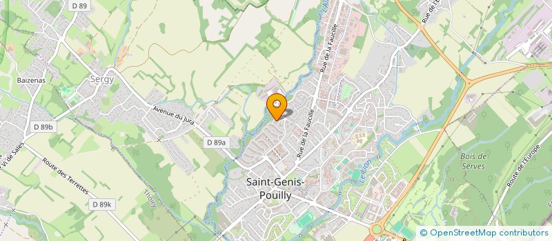 localisation de l'entreprise MADAME FLAVIA DONNO à SAINT-GENIS-POUILLY