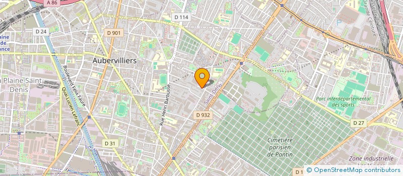 localisation de l'entreprise MADAME FLAVIA GARCIA TAVARES à AUBERVILLIERS