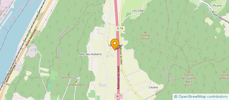 localisation de l'entreprise MADAME FLAVIA GONTARD  SAVASSE