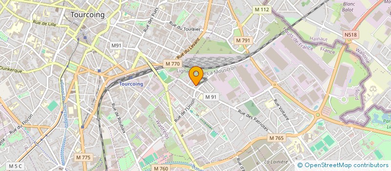 localisation de l'entreprise MADAME FLAVIA PICONE  WATTRELOS