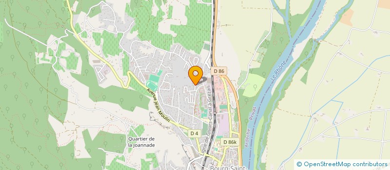 localisation de l'entreprise MADAME FLAVIA RIBES  BOURG-SAINT-ANDEOL