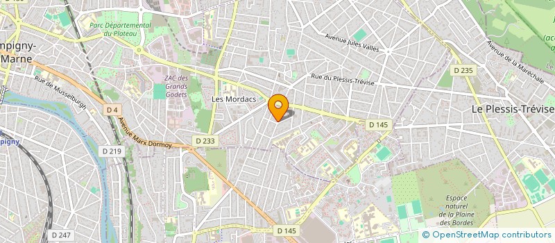 localisation de l'entreprise MADAME FLAVIA RODRIGUES DIAS  CHAMPIGNY-SUR-MARNE