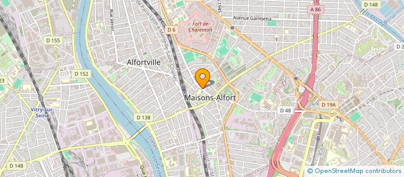 localisation de l'entreprise MADAME FLAVIA TASSIN à MAISONS-ALFORT