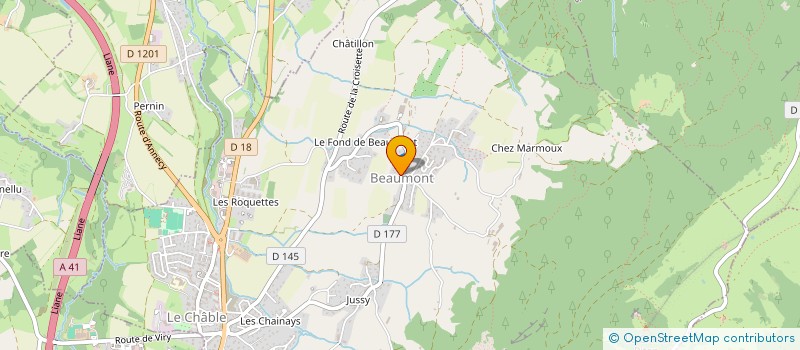 localisation de l'entreprise MADAME FLAVIA TORRIANI  BEAUMONT