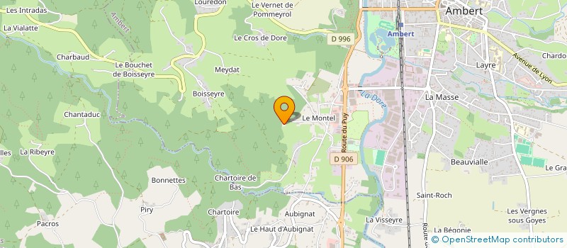 localisation de l'entreprise MADAME FLAVIE ALEXANDRE  AMBERT