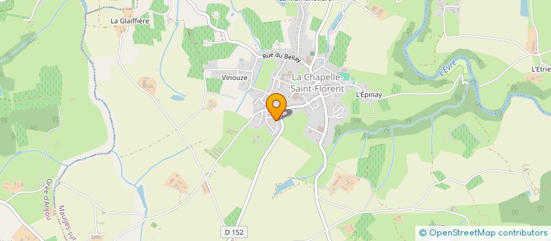 localisation de l'entreprise MADAME FLAVIE ALLAIRE  MAUGES-SUR-LOIRE