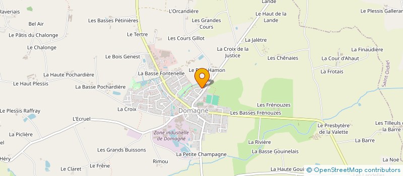 localisation de l'entreprise MADAME FLAVIE BACHELOT  THORIGNE-FOUILLARD