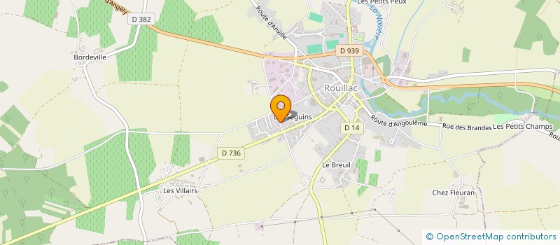 localisation de l'entreprise MADAME FLAVIE BALLION à ROUILLAC