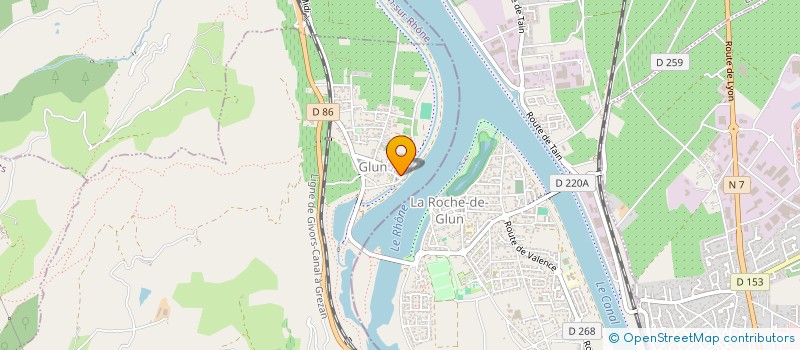 localisation de l'entreprise MADAME FLAVIE BARANES  GLUN