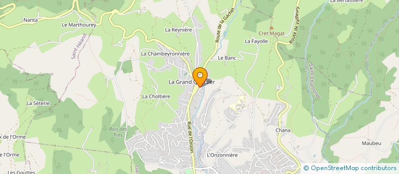 localisation de l'entreprise MADAME FLAVIE BAYLE  SORBIERS