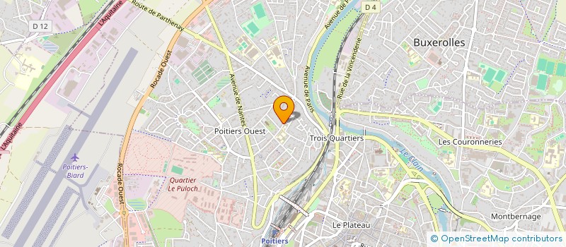 localisation de l'entreprise MADAME FLAVIE BERGEON  POITIERS