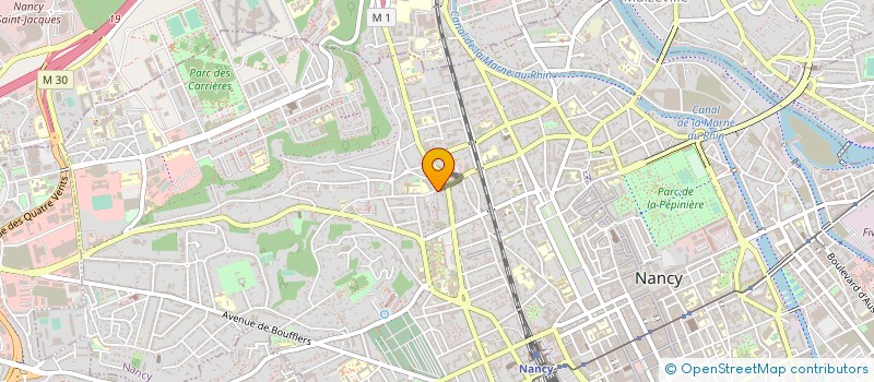 localisation de l'entreprise MADAME FLAVIE BOLOGNA  NANCY