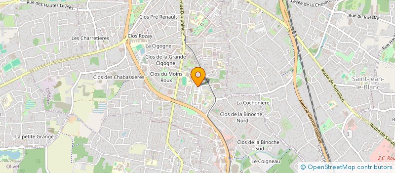 localisation de l'entreprise MADAME FLAVIE BORDAT-PELLAY  ORLEANS