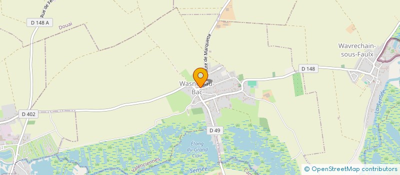 localisation de l'entreprise MADAME FLAVIE CAUX à WASNES-AU-BAC