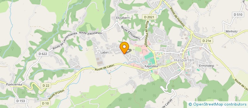 localisation de l'entreprise MADAME FLAVIE CHATENAY  HASPARREN