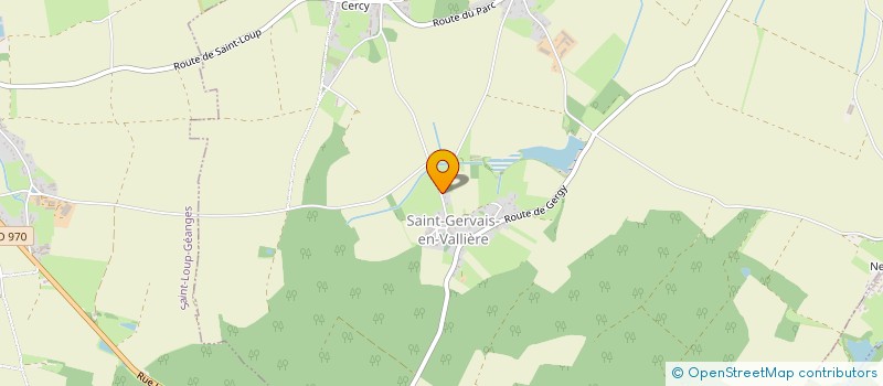 localisation de l'entreprise MADAME FLAVIE CHEVROT  SAINT-GERVAIS-EN-VALLIERE