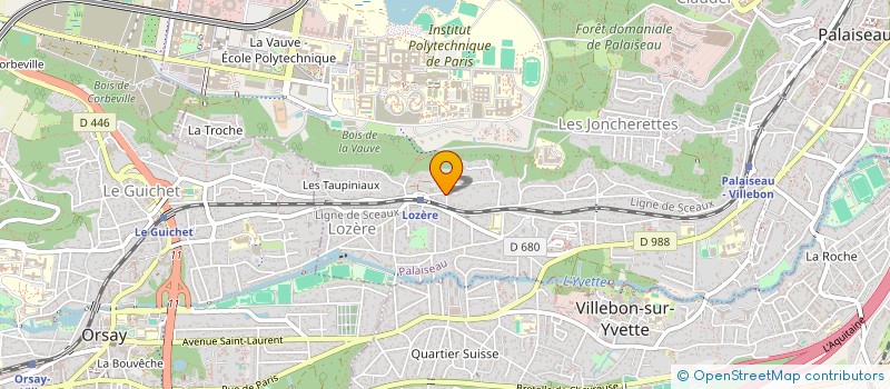 localisation de l'entreprise MADAME FLAVIE COEFFIER  PALAISEAU