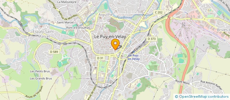 localisation de l'entreprise MADAME FLAVIE COTTIER  LE PUY-EN-VELAY