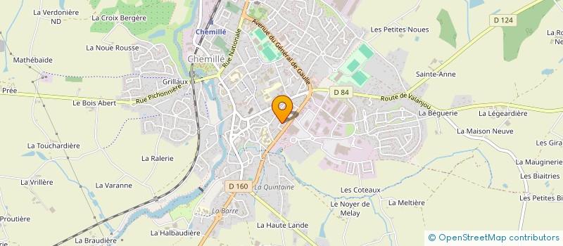 localisation de l'entreprise MADAME FLAVIE COUASNET  CHEMILLE-EN-ANJOU