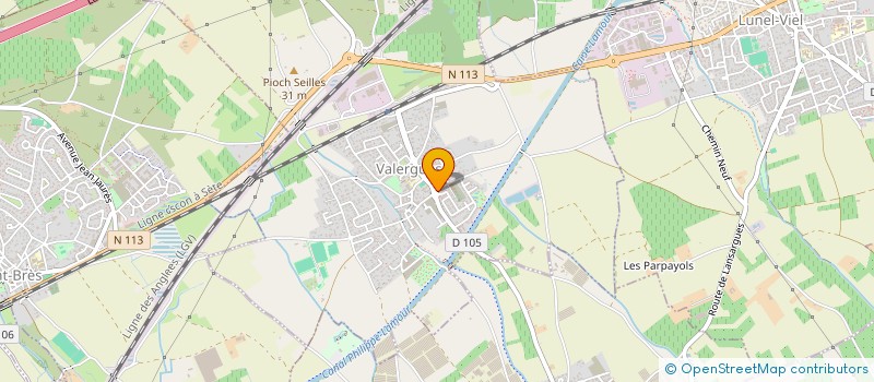 localisation de l'entreprise MADAME FLAVIE DALMIER VIALLA  VALERGUES