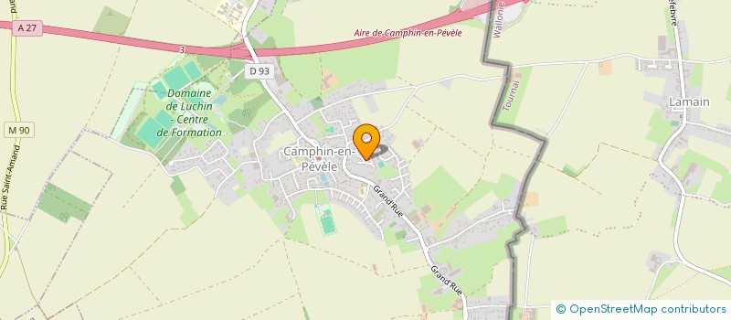 localisation de l'entreprise MADAME FLAVIE DEBACKER  CAMPHIN-EN-PEVELE