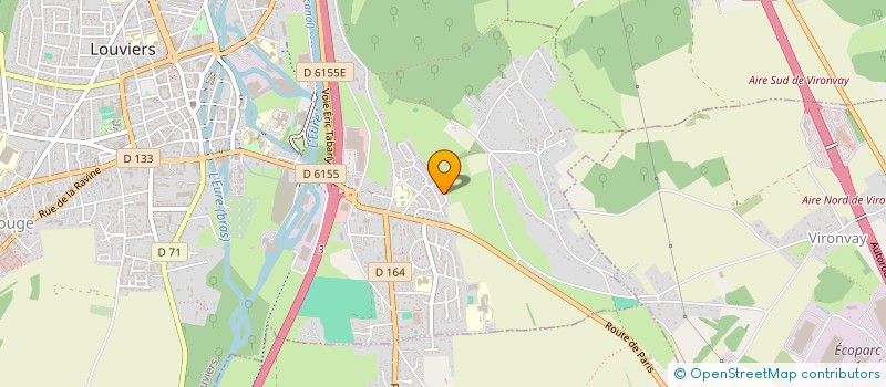 localisation de l'entreprise MADAME FLAVIE DELAFOSSE  LOUVIERS