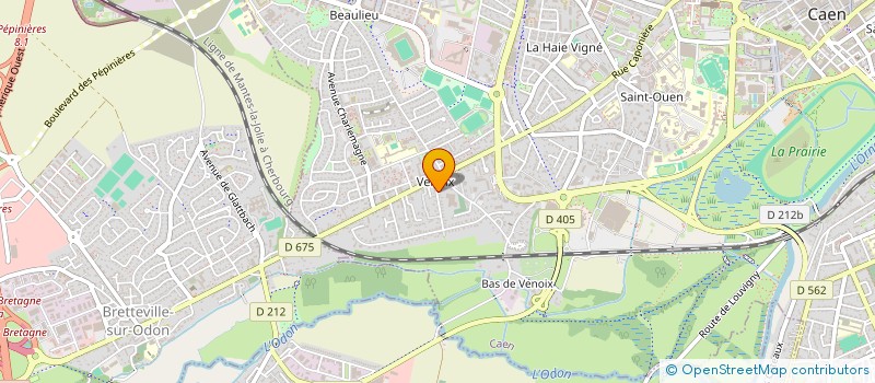 localisation de l'entreprise MADAME FLAVIE DELATTRE à CAEN