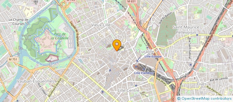 localisation de l'entreprise MADAME FLAVIE DELLOYE à LILLE