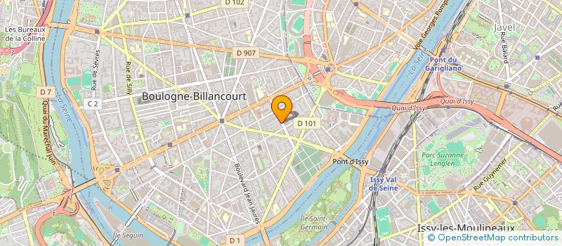 localisation de l'entreprise MADAME FLAVIE DELOBBEL à BOULOGNE-BILLANCOURT