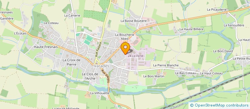 localisation de l'entreprise MADAME FLAVIE DERRIEN  LOIREAUXENCE