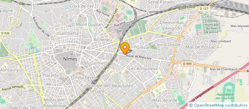 localisation de l'entreprise MADAME FLAVIE DUFOUR  NIMES