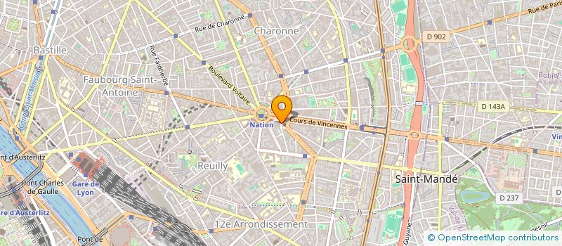 localisation de l'entreprise MADAME FLAVIE DUFRENNE  PARIS