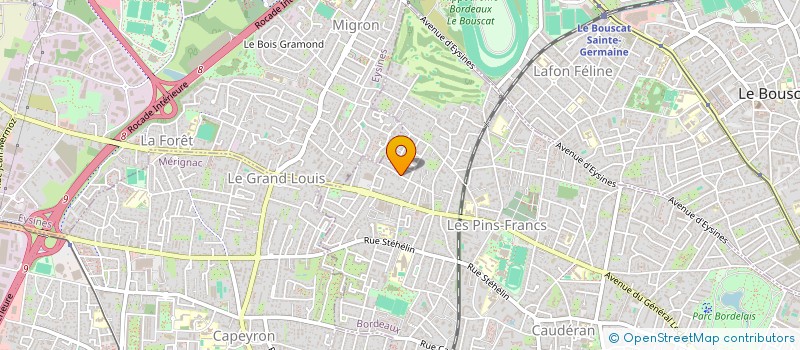 localisation de l'entreprise MADAME FLAVIE DUMONT  BORDEAUX