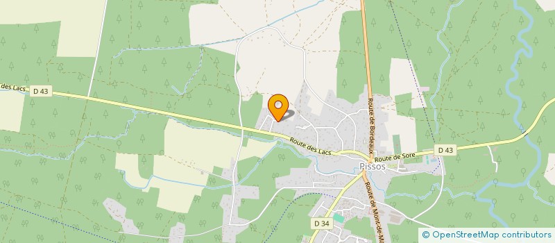 localisation de l'entreprise MADAME FLAVIE DUPIN  PISSOS