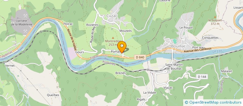 localisation de l'entreprise MADAME FLAVIE FABIENNE FOURCAT  CUZAC