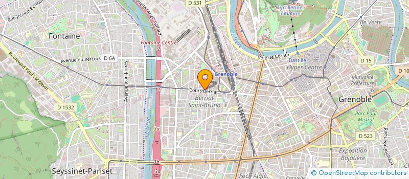 localisation de l'entreprise MADAME FLAVIE FAUCHER à GRENOBLE