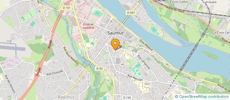 localisation de l'entreprise MADAME FLAVIE FAUVEL  SAUMUR