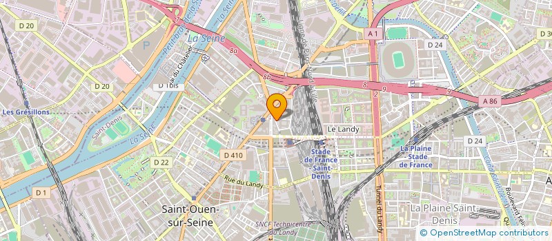 localisation de l'entreprise MADAME FLAVIE FLANC  SAINT-DENIS