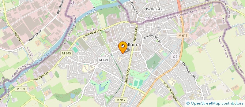 localisation de l'entreprise MADAME FLAVIE FOLLET  HALLUIN