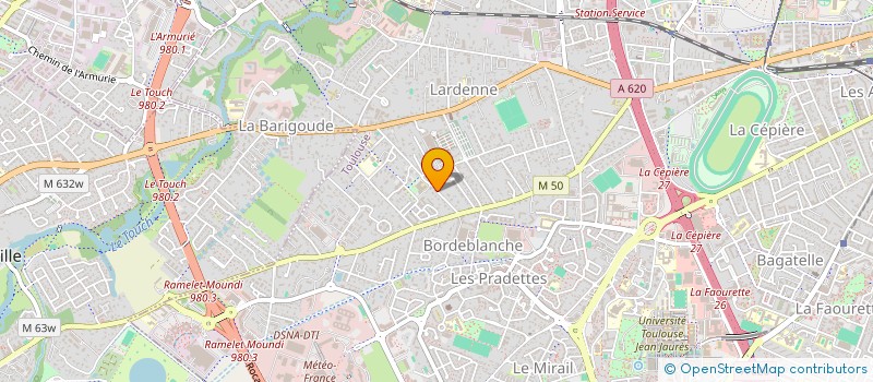 localisation de l'entreprise MADAME FLAVIE FOURNIAL  TOULOUSE