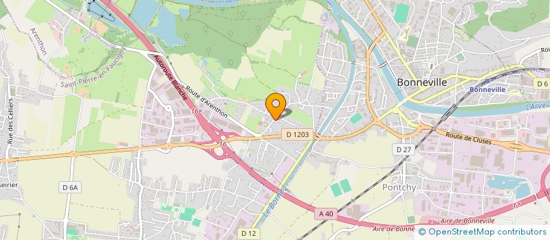 localisation de l'entreprise MADAME FLAVIE GATTO  SAINT-PIERRE-EN-FAUCIGNY