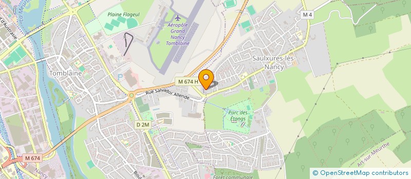 localisation de l'entreprise MADAME FLAVIE GUYOT  SAULXURES-LES-NANCY